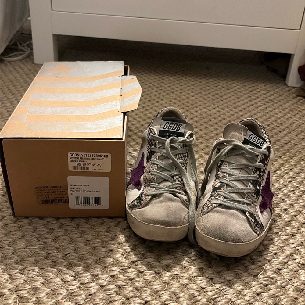 Golden Goose Superstar Sneaker Sz 37